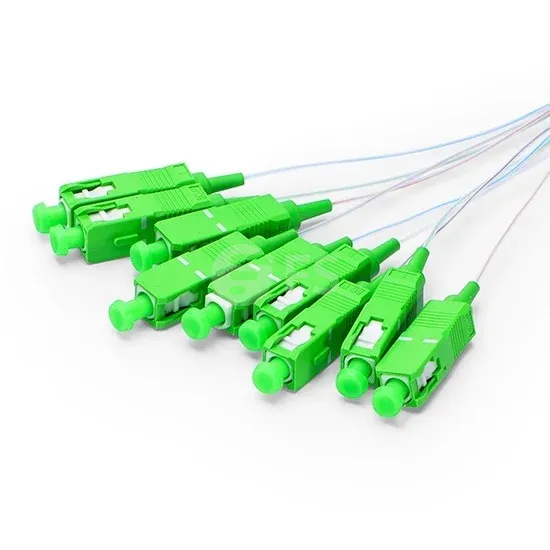 1*8 Sc/APC Mini Type Fiber Optic PLC Splitter with Steel Tube