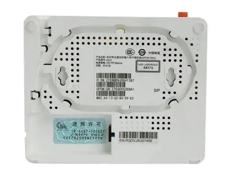Optic Fiber Ont English Version 1Ge 1Fe 1tel Gpon Ont F612 V6.0 GPON F412 V6.0-boxintelecom