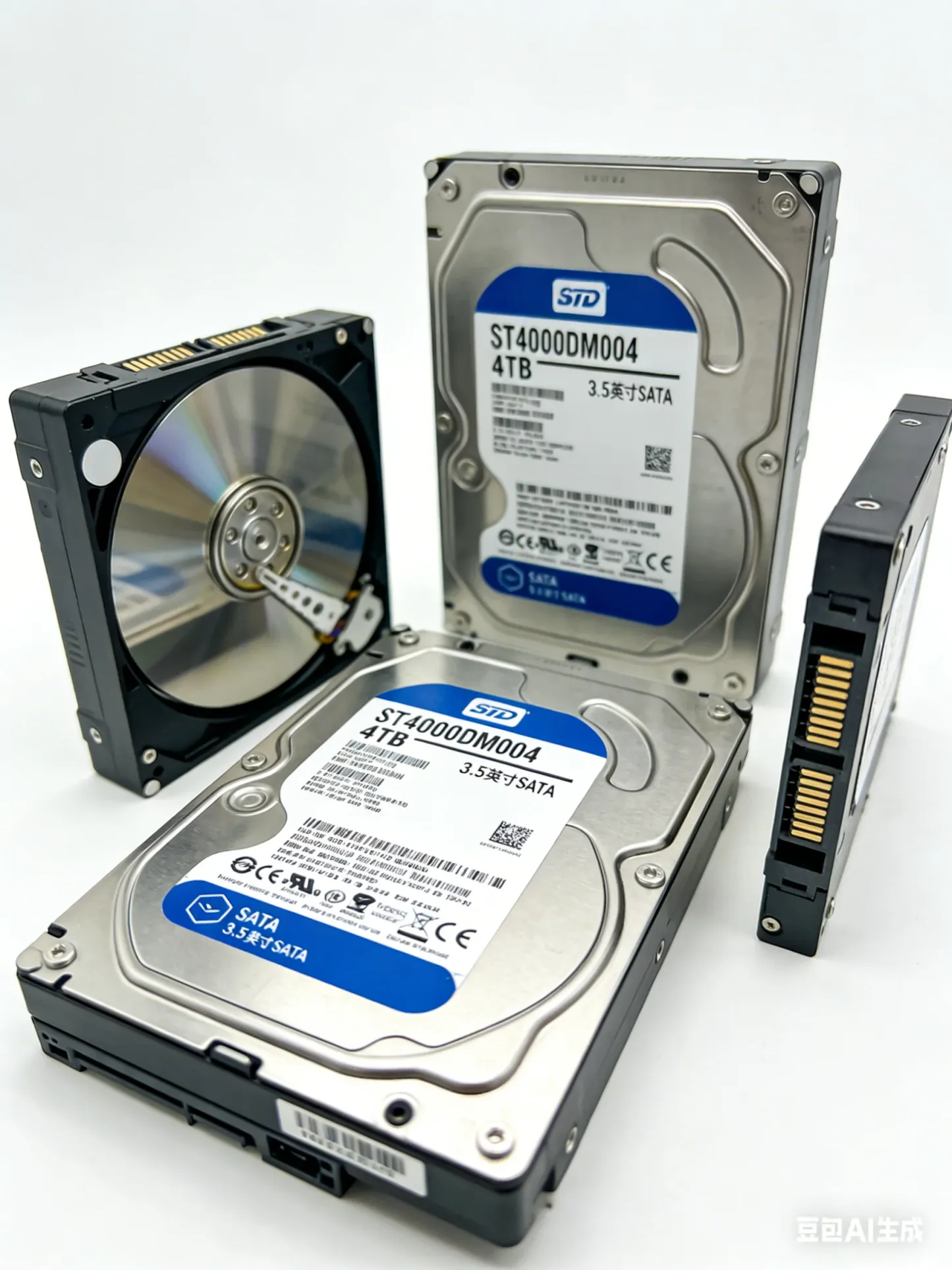 ST4000DM004 4TB 3.5 Inch SATA 6Gb/s HDD, 5400RPM, 256MB Cache, Desktop & Home Server Internal Hard Drive-boxintelecom