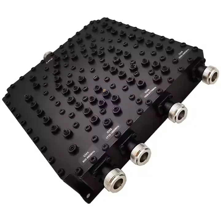 DAS IBS RF 800-960/1710-1880/1920-2170/2500-2690MHz RF Combiner Duplexer with N Female Con