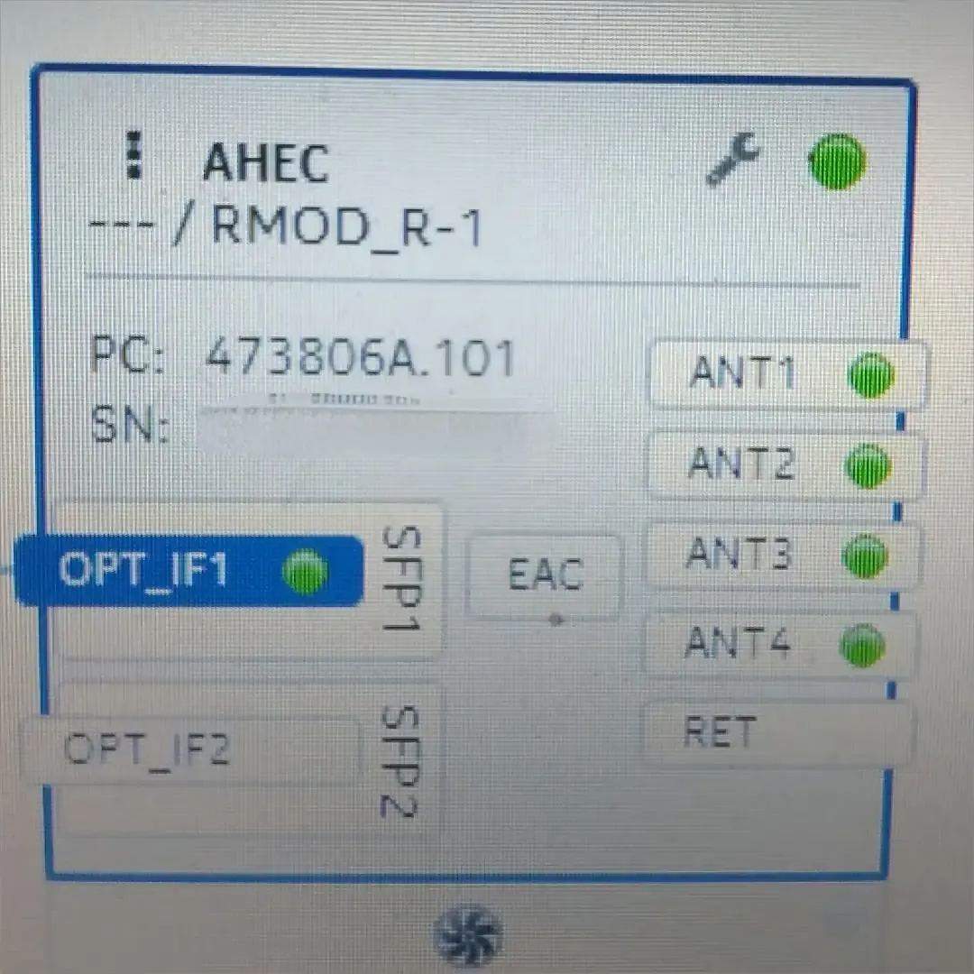 AHEC 473806A Wireless Base Station RF Equipment RRU AHEC 473806A.101 2T4R 1800MHz