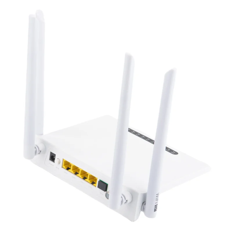Ftth Optical Network Terminal Router ZC-500GWT XPON ONT 4GE+AC1200 WIFI 5+CATV+WDM+AGC NEW Dual Band ONU+Mesh Realtek RTL9607C-boxintelecom