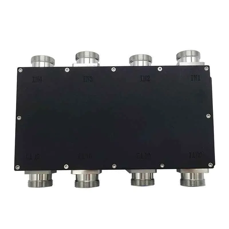boxin 698-4000MHz RF Combiner 4x4 Hybrid Coupler with 500w DIN-F Combiner Widely Used for 