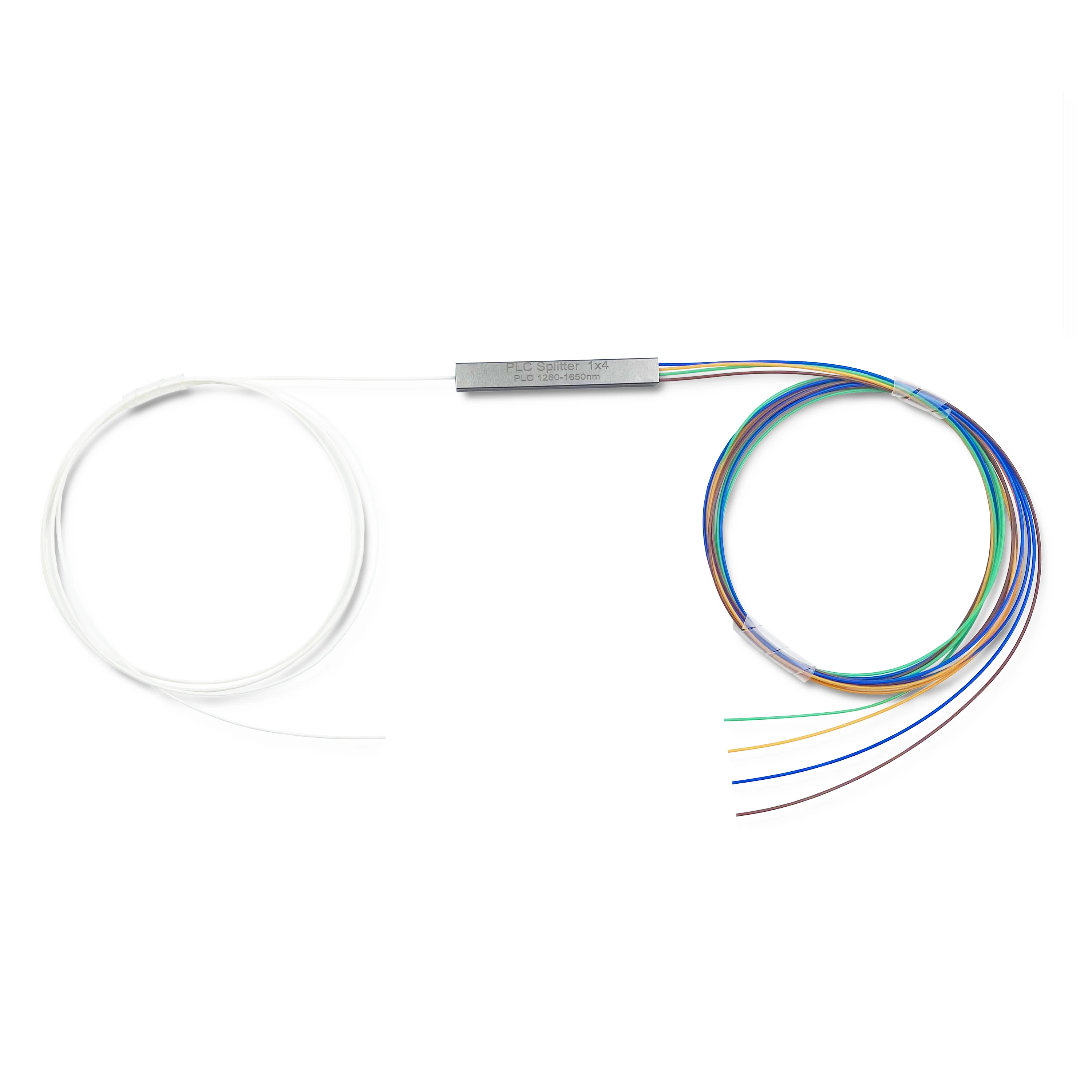1*8 Sc/APC Mini Type Fiber Optic PLC Splitter with Steel Tube