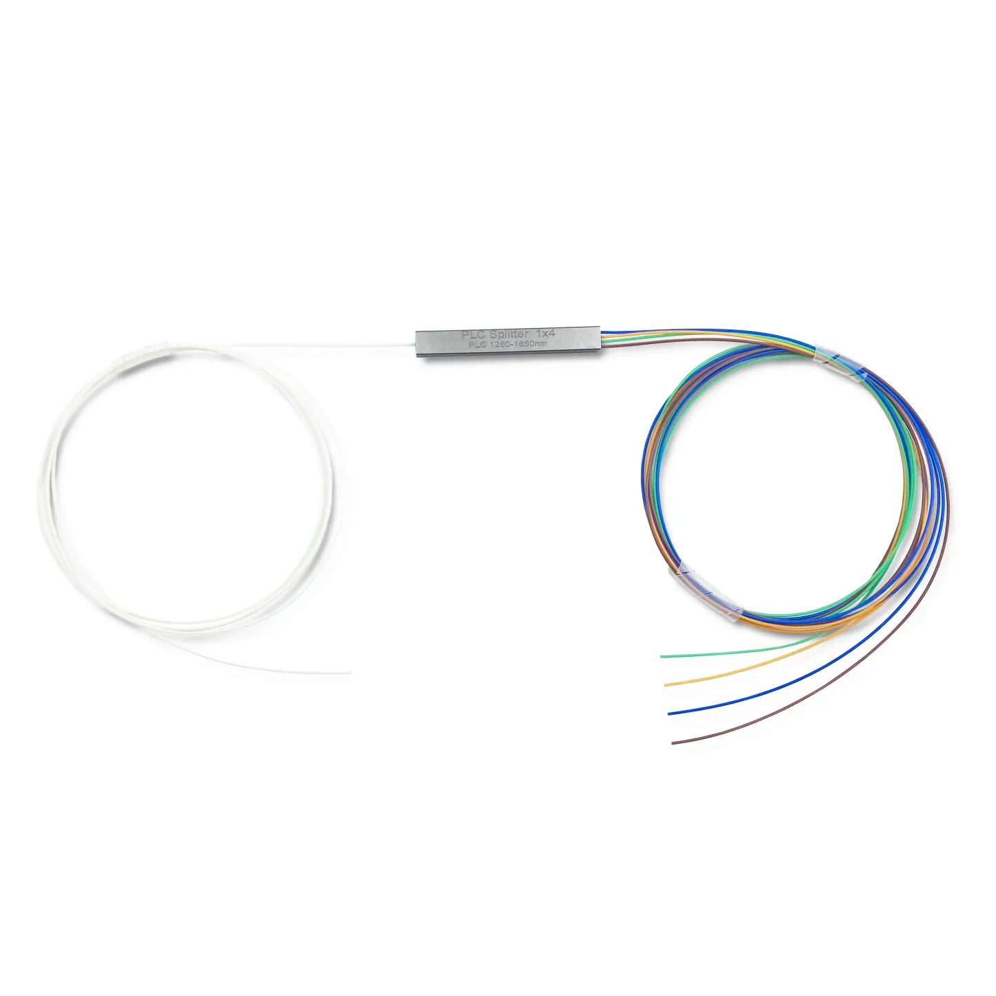 1*8 Sc/APC Mini Type Fiber Optic PLC Splitter with Steel Tube