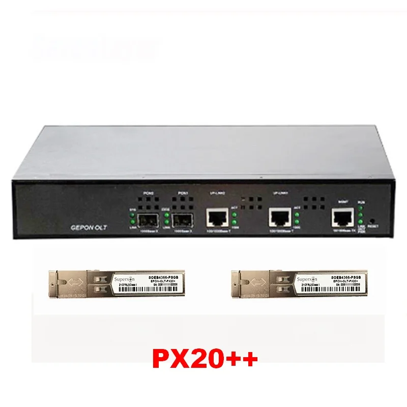 2 Pon Port 20km Fiber Ftth Gpon Epon Gepon Olt All Brand  2 ports OLT EPON-boxintelecom