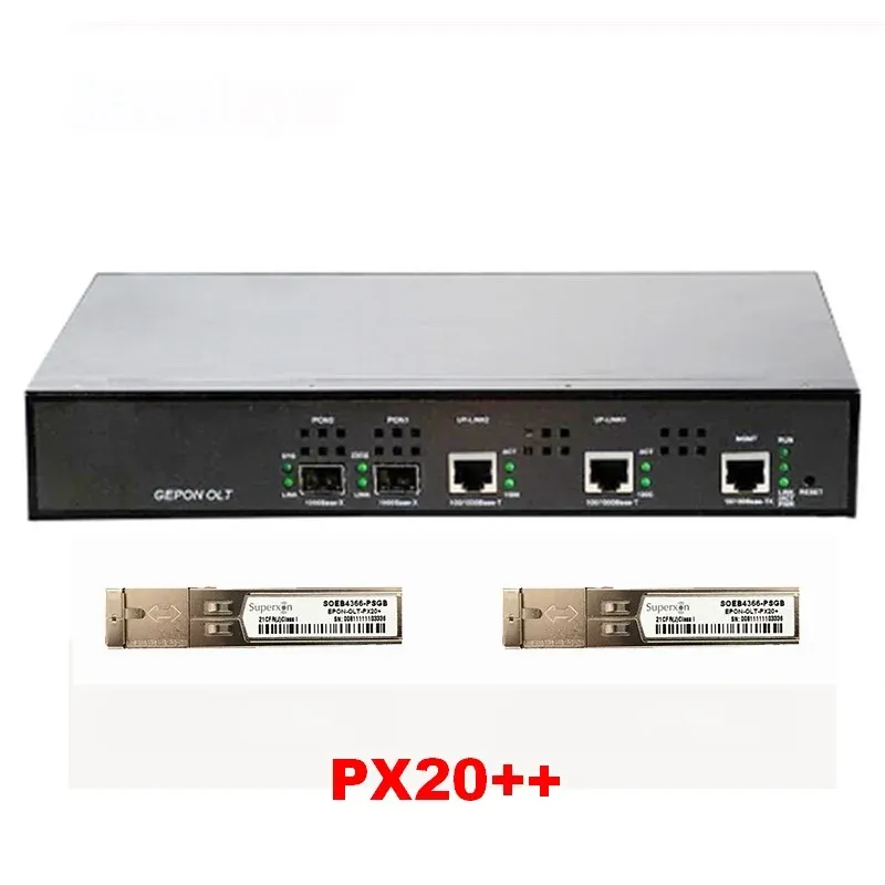 2 Pon Port 20km Fiber Ftth Gpon Epon Gepon Olt All Brand  2 ports OLT EPON-boxintelecom