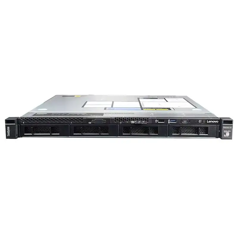 Lenovo SR258 V3 1U Rack Server Host Xeon E-2434/32G/480G+2x4T