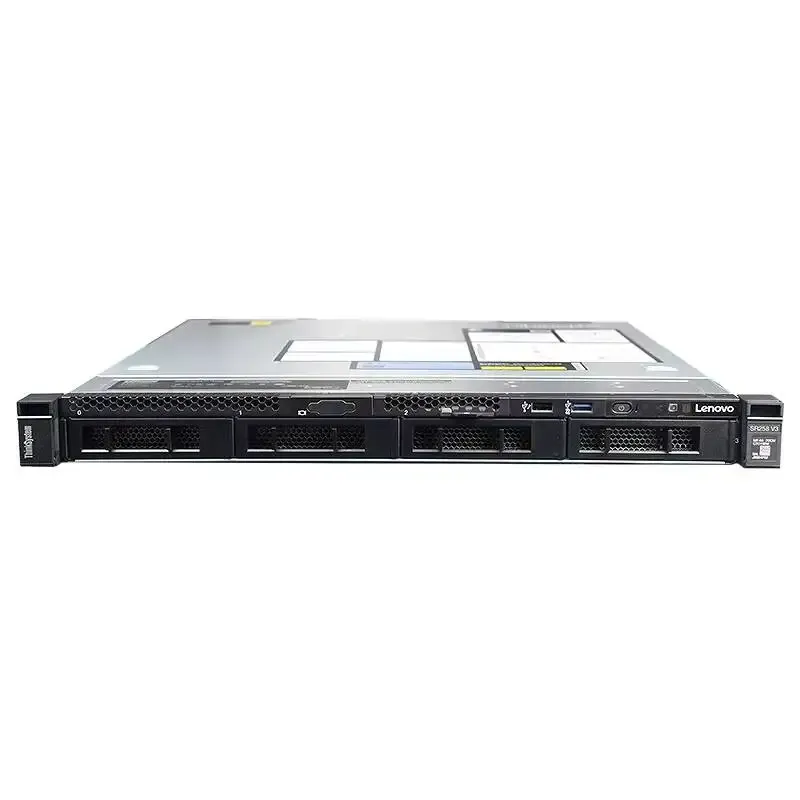 Lenovo SR258 V3 1U Rack Server Host Xeon E-2434/32G/480G+2x4T