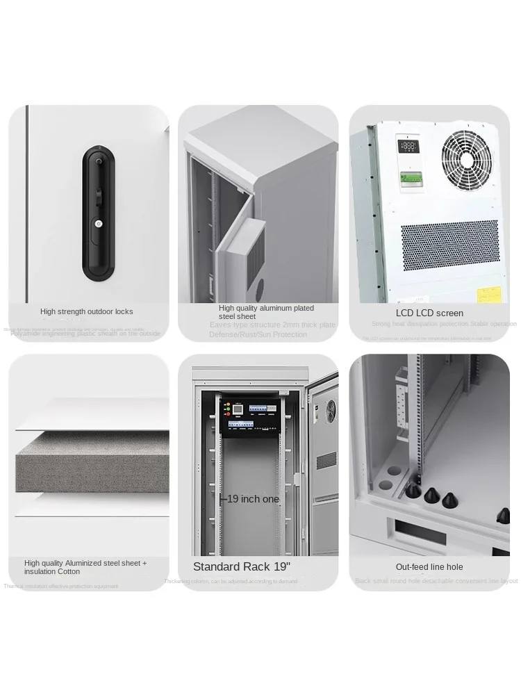 Customizable Stainless Steel 5G Integrated Power Cabinet IP55 Metal Base Station Enclosure for Outdoor Electronics & Instruments-boxintelecom