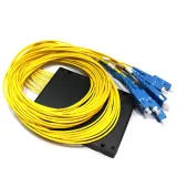 SC Box Type Telecom Grade Fiber Optic Splitter 1 in 8 PLC with Strong Stability Used Featu