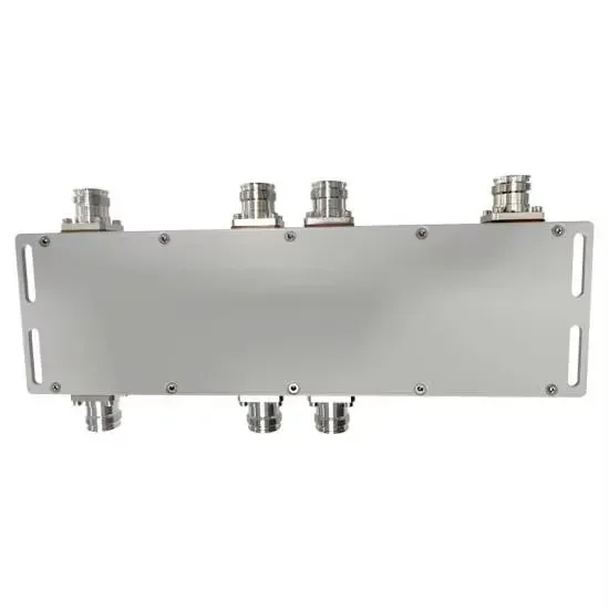 Low PIM Hybrid Combiner 3 in 1 600 6000MHz RF Combiner 4 3 10 Female Connector High Qualit