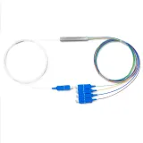 Mini SC/APC Connector Optical Fiber 1*8 1*16 PLC Splitters 4G/WiFi/3G Compatible Steel Tub