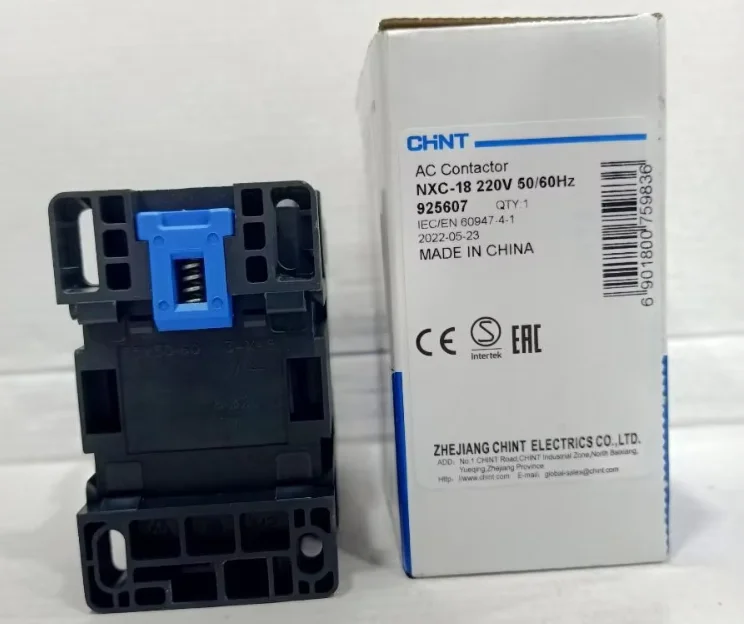 NXC-18 AC Magnetic Contactor 18A 220V/380V Coil for Three-Phase Motor Control
