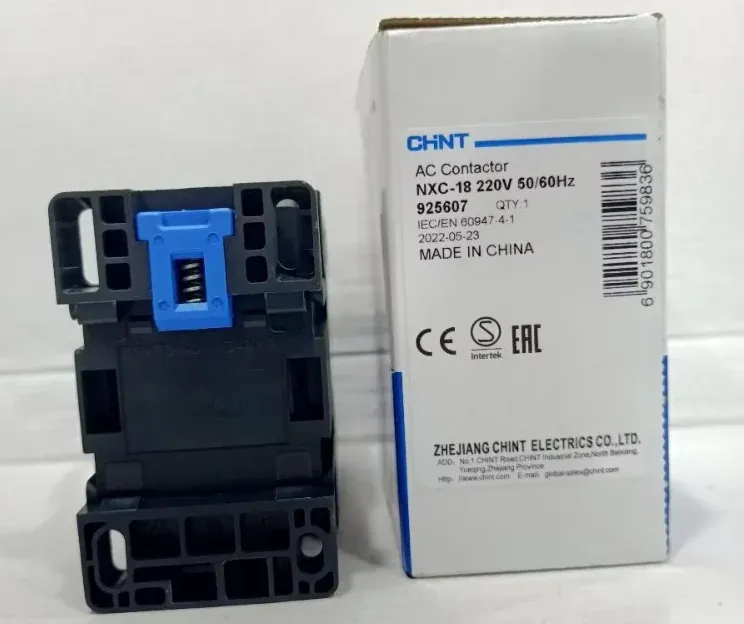 NXC-18 AC Magnetic Contactor 18A 220V/380V Coil for Three-Phase Motor Control