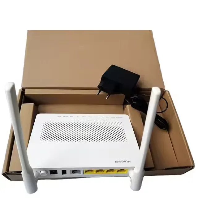 Shunou EG8141A5 Xpon ONU Fiber Optical WiFi Router 1GE+3FE+Voice+USB+RJ45 Connector FTTH FTTB FTTX 2.4G WHITE 1 Year Warranty-boxintelecom