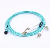 mpo- mpo female connectors Fiber Patch cord 12 fiber Multi-mode OM3 mpo 30m otical fiber p