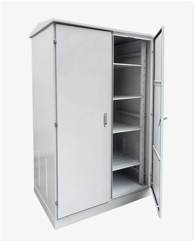 Customized Outdoor IP55 Integrated Network Communication Cabinet 2.0mm Cold-Rolled Steel Electronics Instrument Enclosures New-boxintelecom