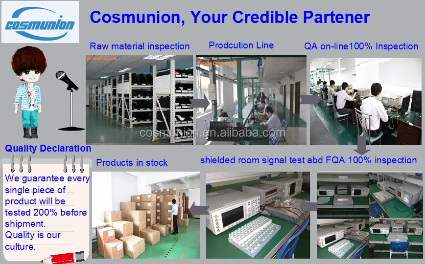OEM intenligent GSM/PCS/WCDMA tri-frequency bands mobile signal booster amplifier with colorful screen
