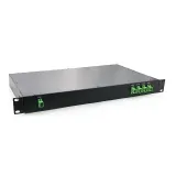 1U Rack Mount 4-Channel Fiber Optic CWDM MUX DEMUX with SCAPC Adaptor 1550 & 1610nm for Op