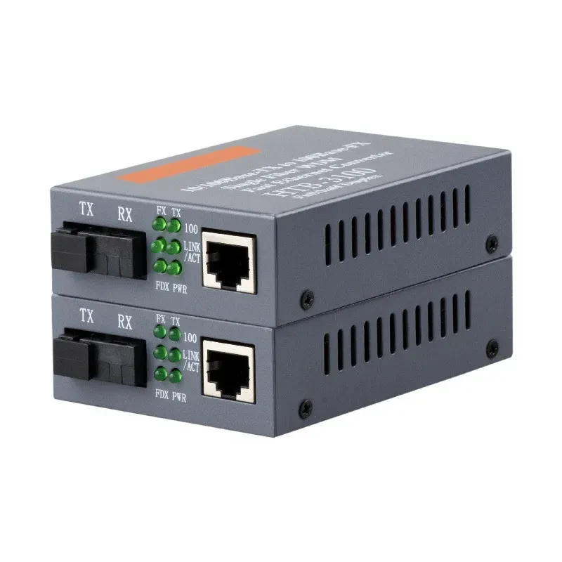 10/100M Fiber Media Converter HTB-3100 Netlink 25km A/B Converter Fiber Optic Media Converter media converter for sfp-boxintelecom