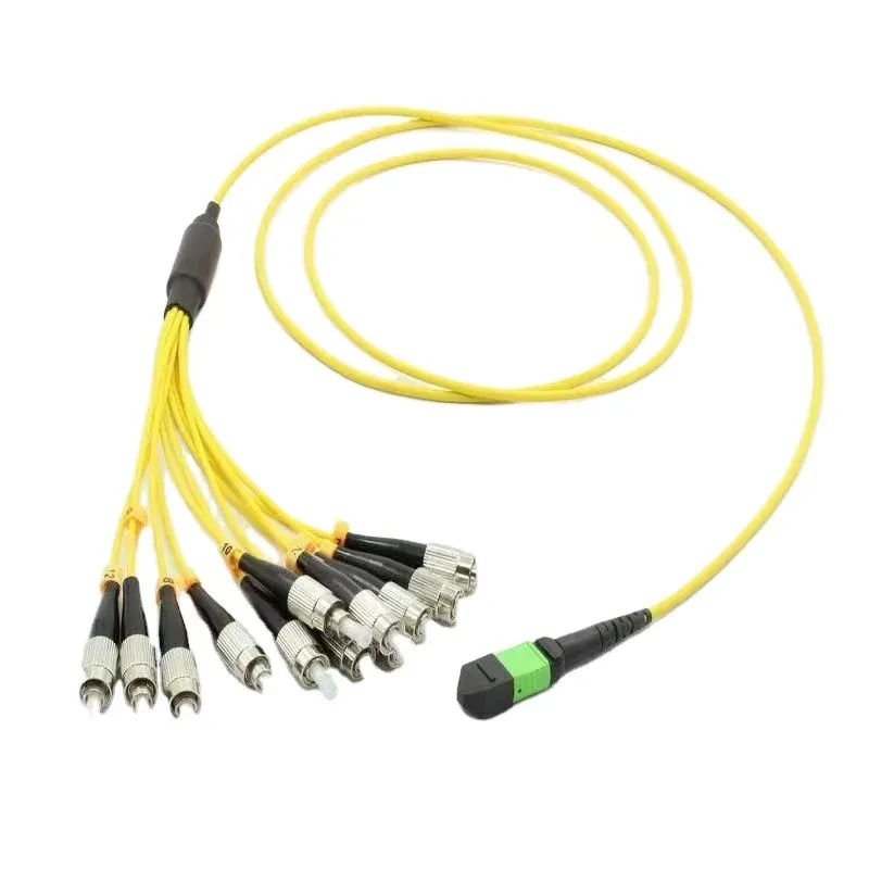 High Performance Fth MPO Jumper 8/12/16/24 Core 10G-100G Single Mode OM3 OM4 MTP MPO-LC/UPC MPO-FC Fiber Optic Relay Jumper-boxintelecom