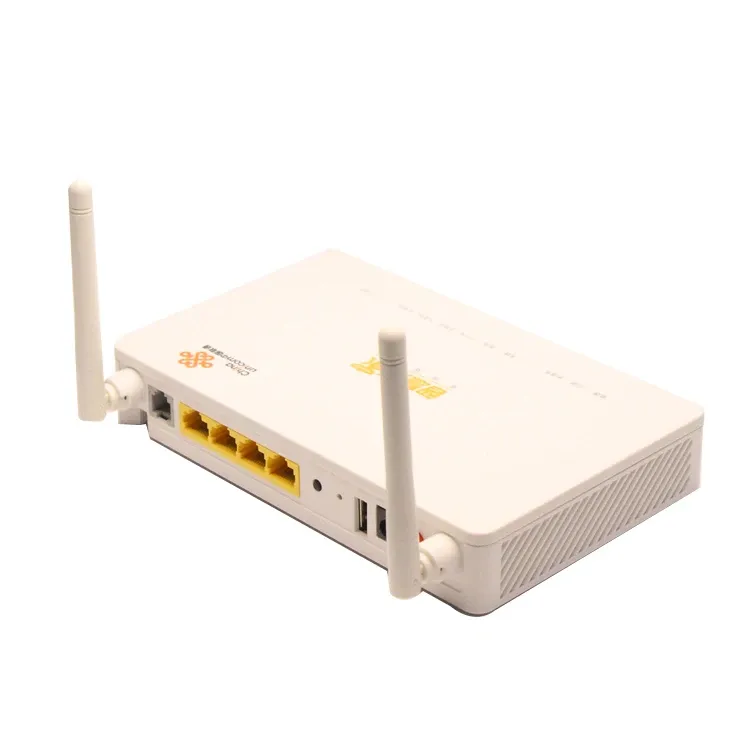 ZTE F677 Brand New External Antenna ONT Hot Sale White 1GE+3FE+1TEL+1USB 2.4GWiFi GPON XPON F677 ONU-boxintelecom