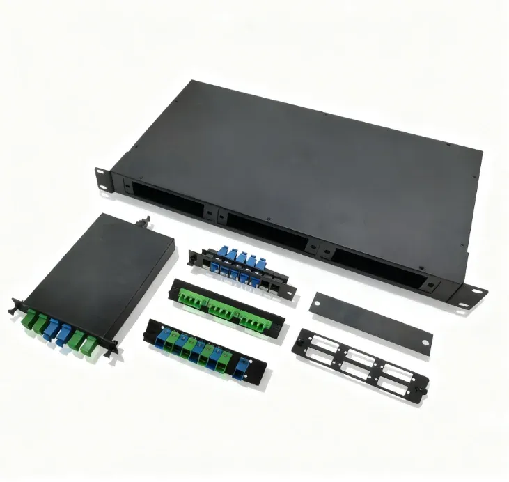 ODF Fiber Distribution Frame 19-Inch Rack Mount Termination Box 24/48/96 Core Sliding Type