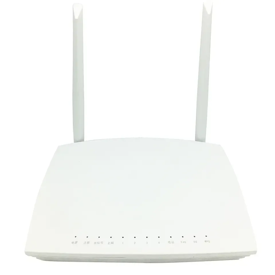 New Xpon ONT Router GM620 2.4G/5G AC1200 WiFi Gpon Epon Onu Dual-band Modem With 4GE+1POT+USB+WIFI Xpon Ont-boxintelecom