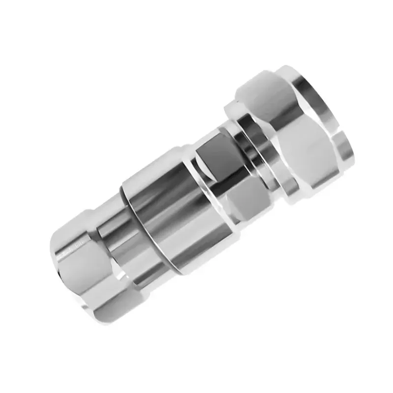 N Straight Male Connector for 1/2" Super Flexible RF Cable