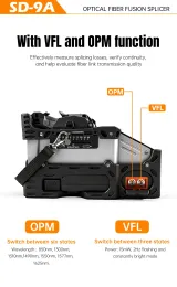 Trunk Line Project Sendun SD-9A 6 Motors Core to Core Welding Splicing Machine with OPM VF