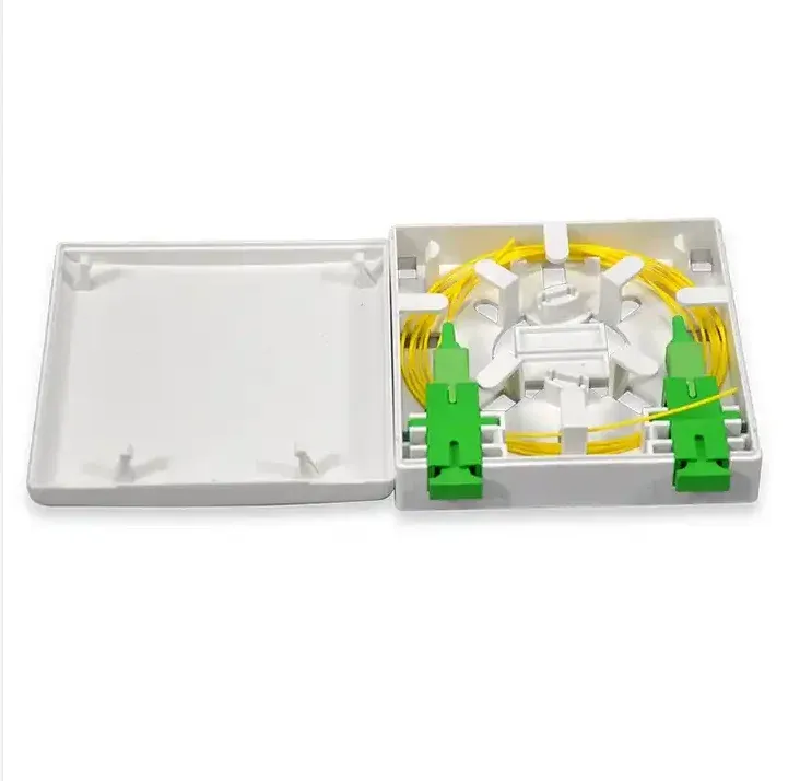 1 Core Fiber Optic Distribution Box with SC Connector Used for 4G WIFI 3G Networks Termina