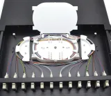 12 Port Fiber Optic Patch Panel, 12-Core SC MM ODF, Rack-Mount Optical Distribution Frame 
