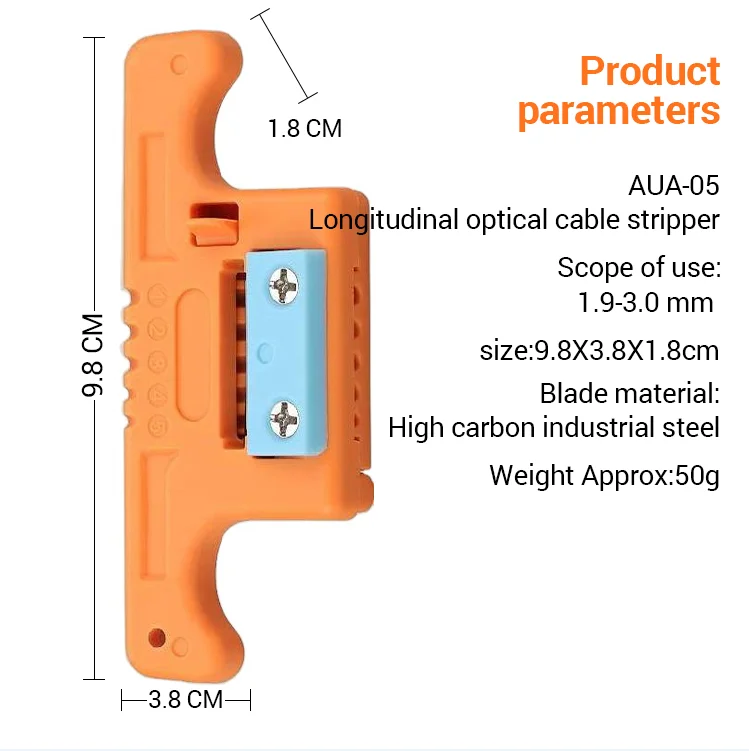 Hot Selling Easy Peel Lightweight Tube Size 1.9~3.0mm Longitudinal Stripping Hand Tool 3-Y