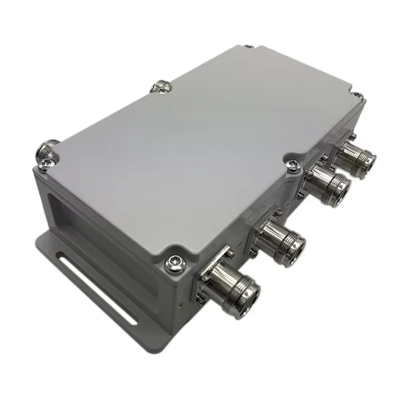 RF High Isolation 4 in 4 Out Hybrid  Combiner 698-3800MHz with 4.3-10 Female Type IBS, BTS