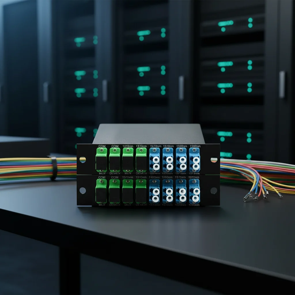 Hight Quality 1470nm~ 1590nm 4+1 Channel MUX DEMUX CWDM Filter with 1310nm Express Port-boxintelecom