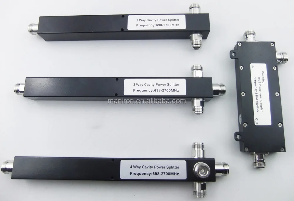 Factory Price  2400-6000MHz 2 Way Power Splitter 200W N Female for IBS/DAS