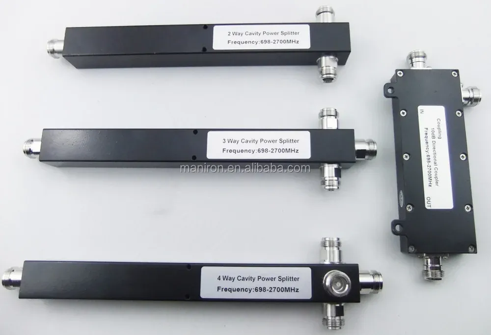 Factory Price  2400-6000MHz 2 Way Power Splitter 200W N Female for IBS/DAS