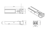 Compatible RDH 102 75/2 SFP28 Transceiver 25G 10km 1310nm Single-Mode LC Optical Module wi