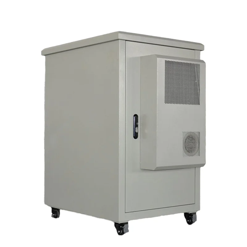 Outdoor Waterproof IP55 Stainless Steel Galvanized Steel 18u/24u UPS Battery Solar Power Electronics Instrument Enclosure-boxintelecom