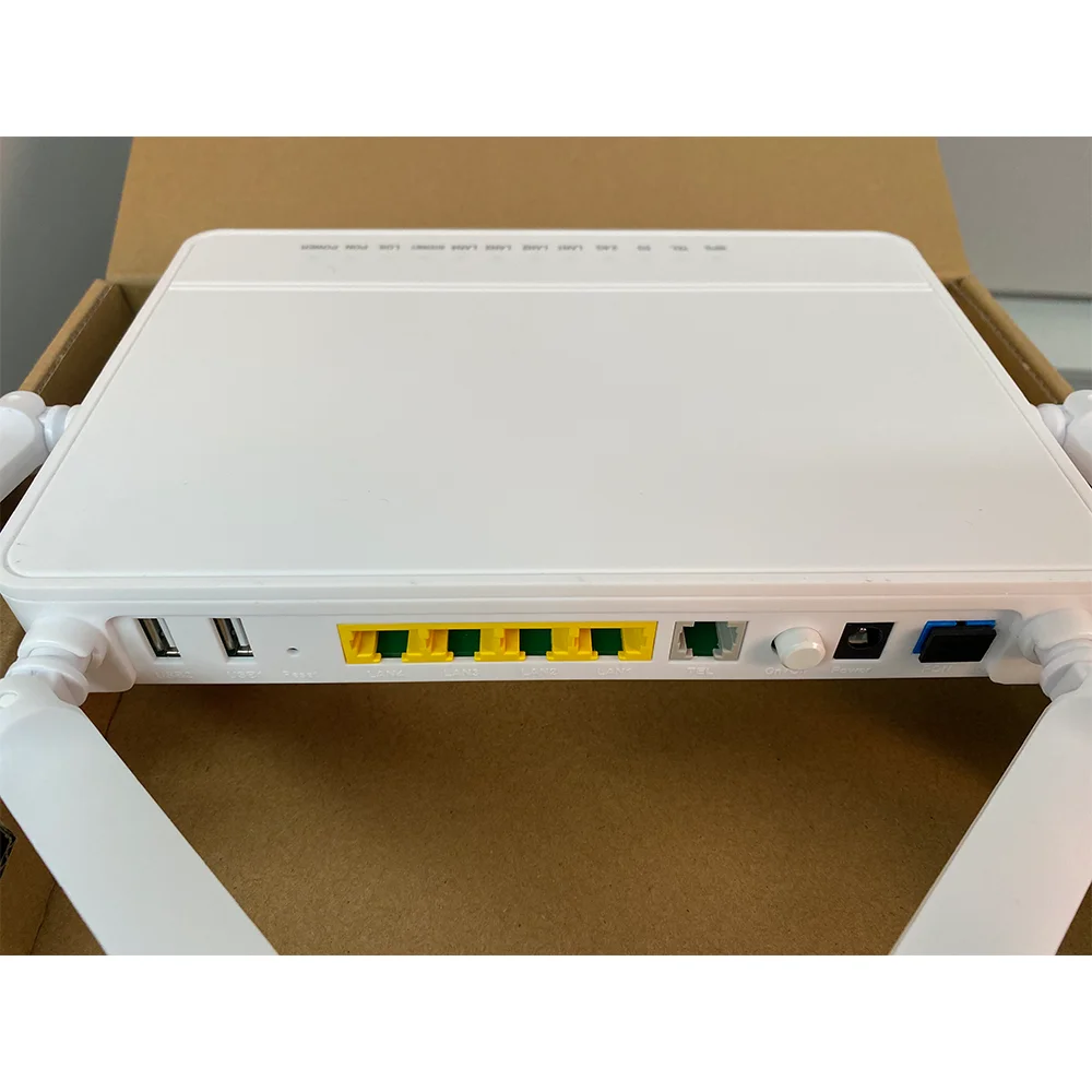 4Port + WiFi + 2USB + VoIP EL4022V 4 Ge ONT GPON XPON ONU 2.4G 5G Dual Band WiFi Modem-boxintelecom