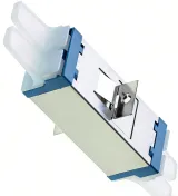 Telecom Grade E2000/UPC Duplex Fiber Optic Adapter Long Ear, Singlemode Fiber Coupler, ABS