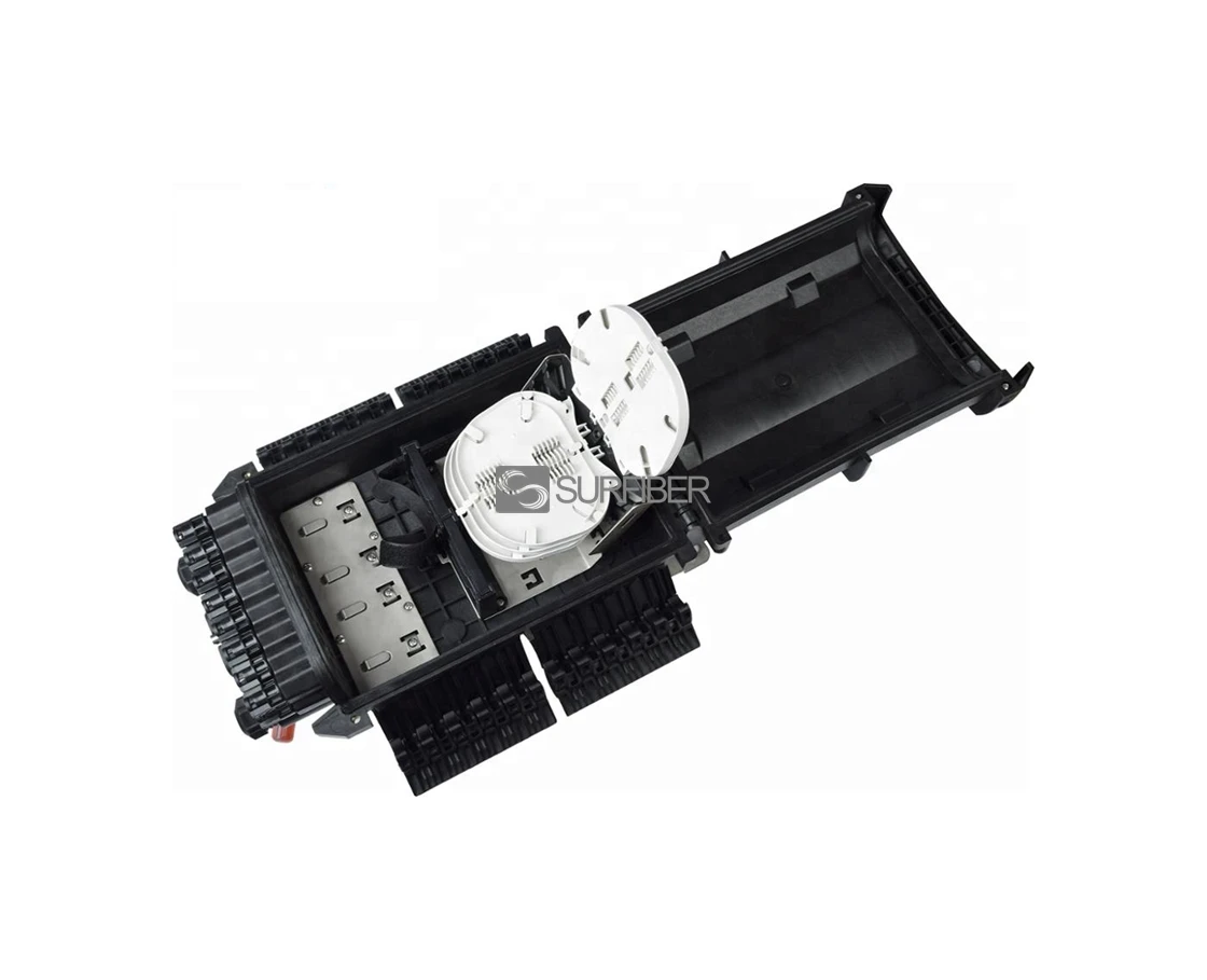 Outdoor 144 Core FTTH Splitter Distribution Box IP65 Waterproof with 12V Power Supply for 