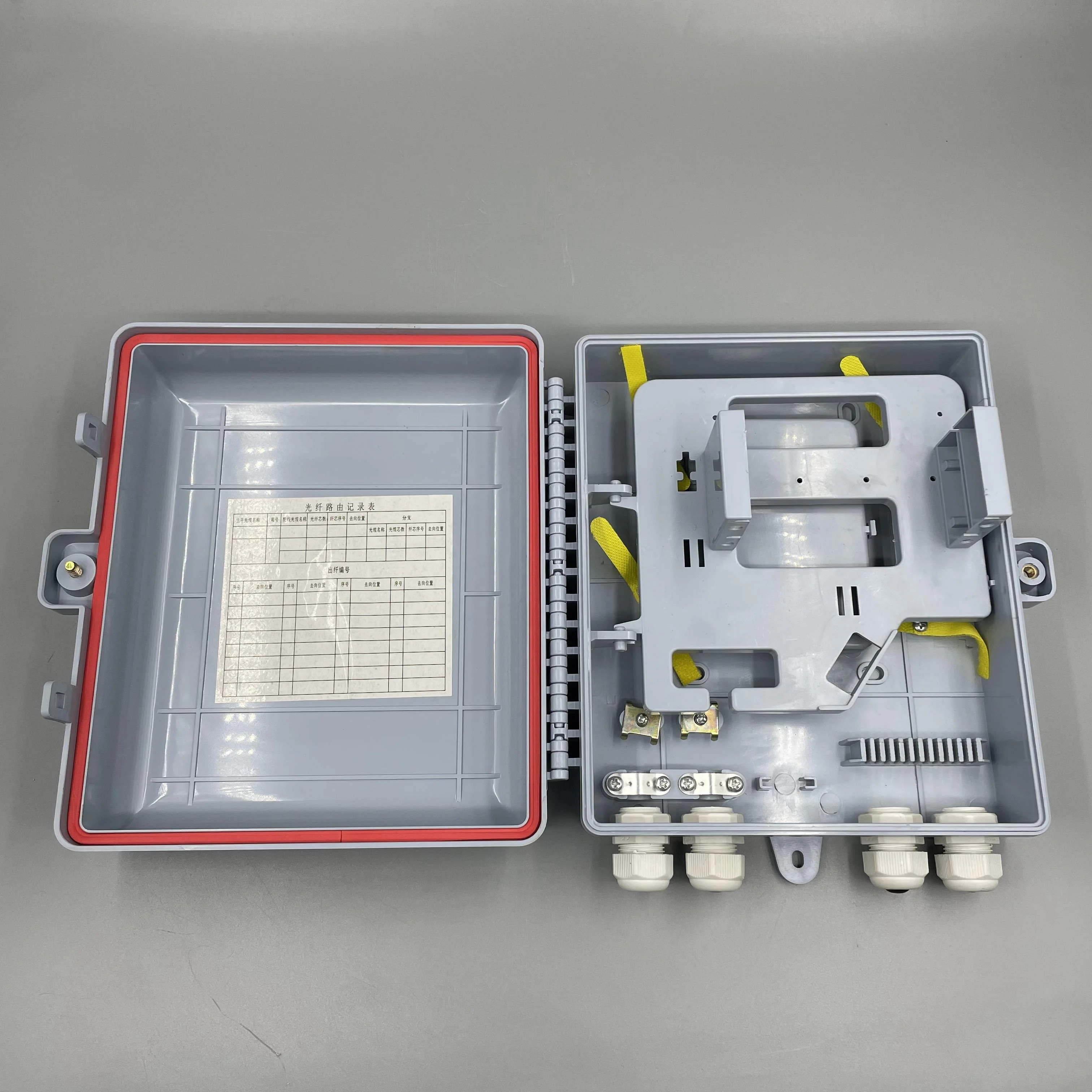 FTTH ABS terminal box fiber optic distribution box 16 core Optical Distribution Boxes 2 in