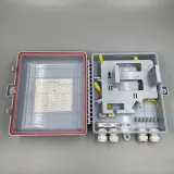 FTTH ABS terminal box fiber optic distribution box 16 core Optical Distribution Boxes 2 in