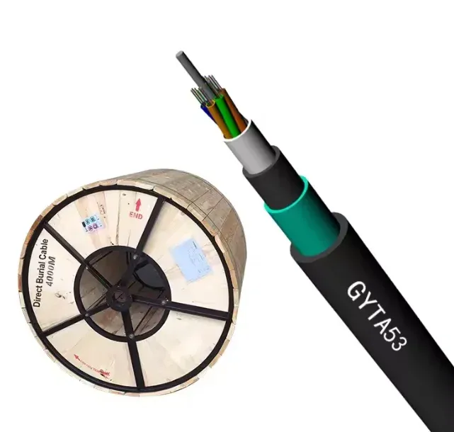 24-144 Core GYTA53 Loose Tube Cable Aluminum & Steel Armored Underground Optical Cable