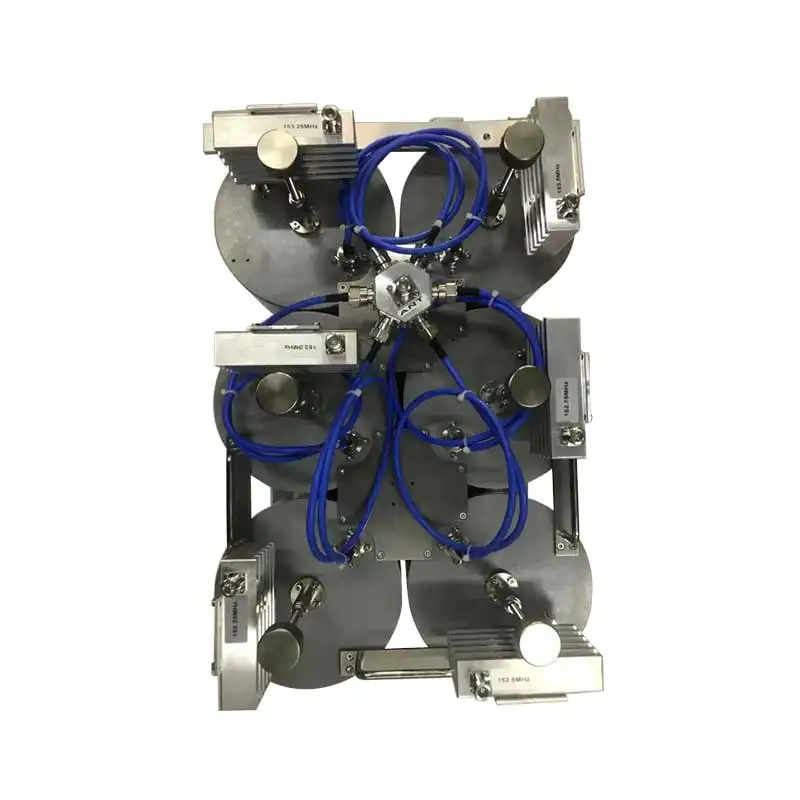 boxin Factory 2/3/4/6/8 ports N-female 50W UHF 350-470MHz Cavity Transmitter Combiner for 