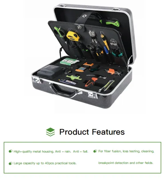 FTTH Fiber Optic Termination Tool Set/Tool Kit Tfs-40 Ftth Fiber Optic Tool Kit-boxintelecom