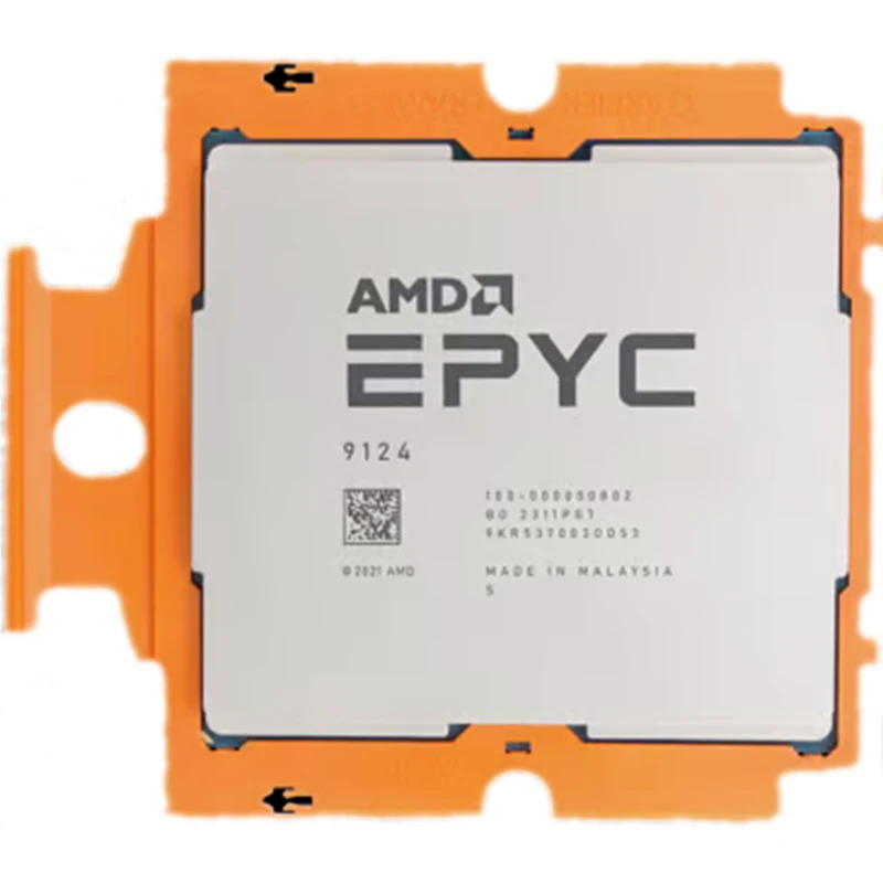 Best Selling Part AMD 9124 CPUS 200W Server Processor P53702-B21 3.0 GHz 16-core CPU for HPE in Stock