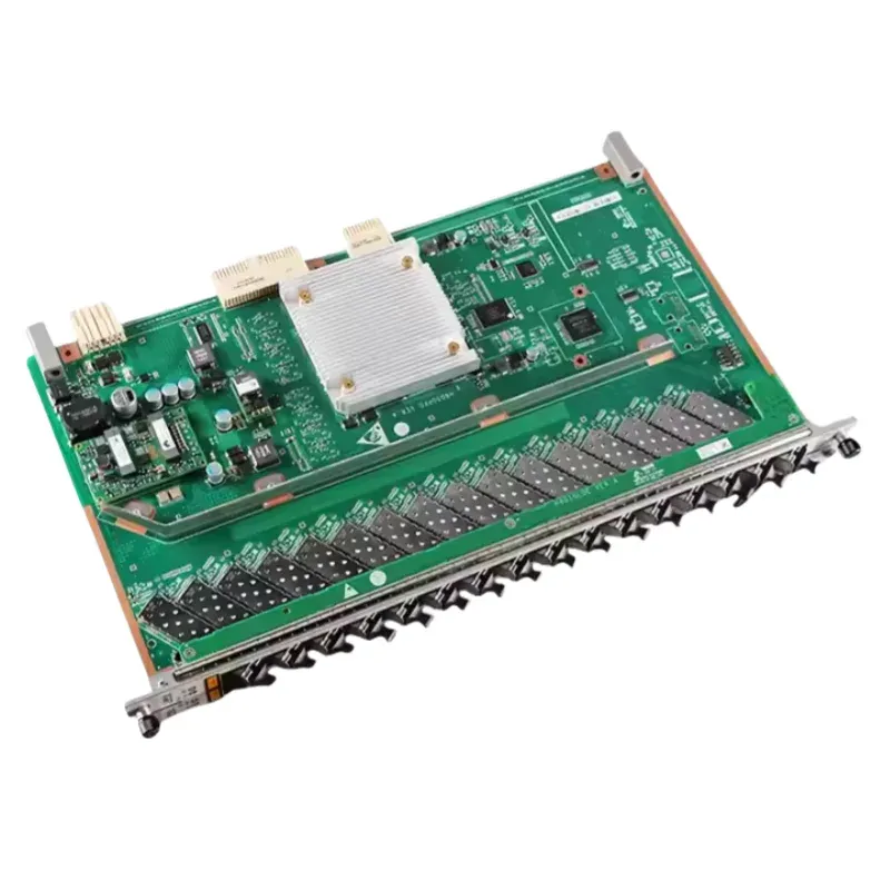 GPUF 16-Port GPON Class B+ Interface Card SFP Module (SC/PC Connector) 20km SMF 1:128 Split Ratio MA5800 OLT FTTH 5G Network-boxintelecom